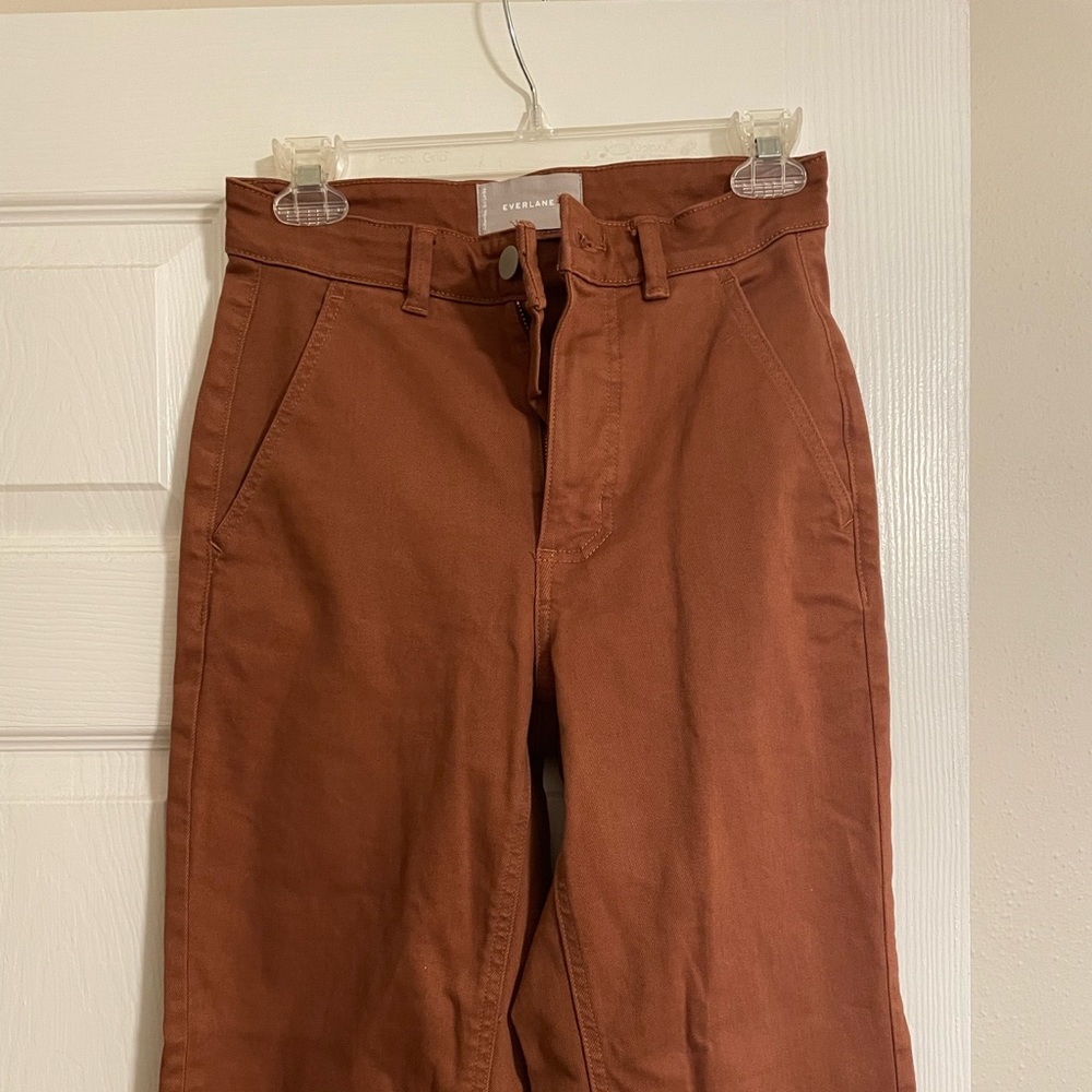 Everlane The Straight Leg Crop Pants